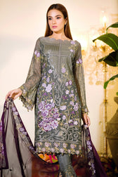 Ramsha Chevron Chiffon Collection 2019 – A-103