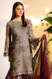 Ramsha Chevron Chiffon Collection 2019 – A-106