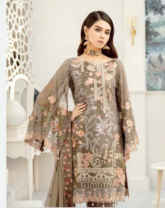Ramsha Rangoon Chiffon Vol 5/D-509 - AWWALBOUTIQUE