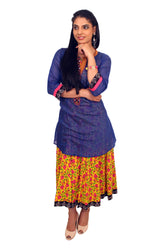 Ready to Wear| 2 in 1 Kurti|Size Large - AWWALBOUTIQUE
