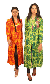 Ready to Wear| Assyemtrical Front Open Stylish Kurti|Size XL - AWWALBOUTIQUE