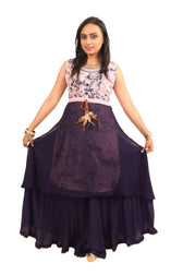 Ready to Wear|Assymetrical 2 in 1 Dress|Size Large - AWWALBOUTIQUE