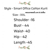Ready to Wear|Smart Office Kurti|Size M - AWWALBOUTIQUE