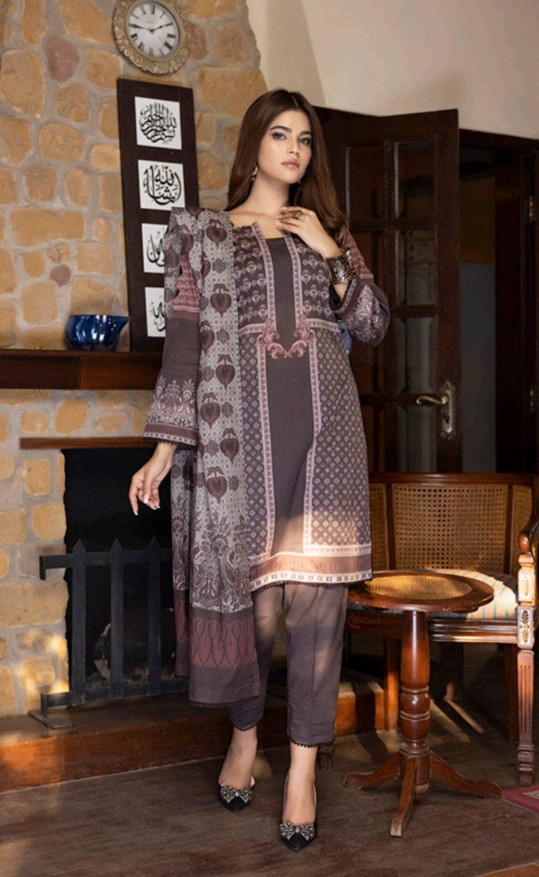 Salina Printed Lawn Lawn Pakistani Suit Salina Printed Lawn By Regalia/Lawn Dupatta
