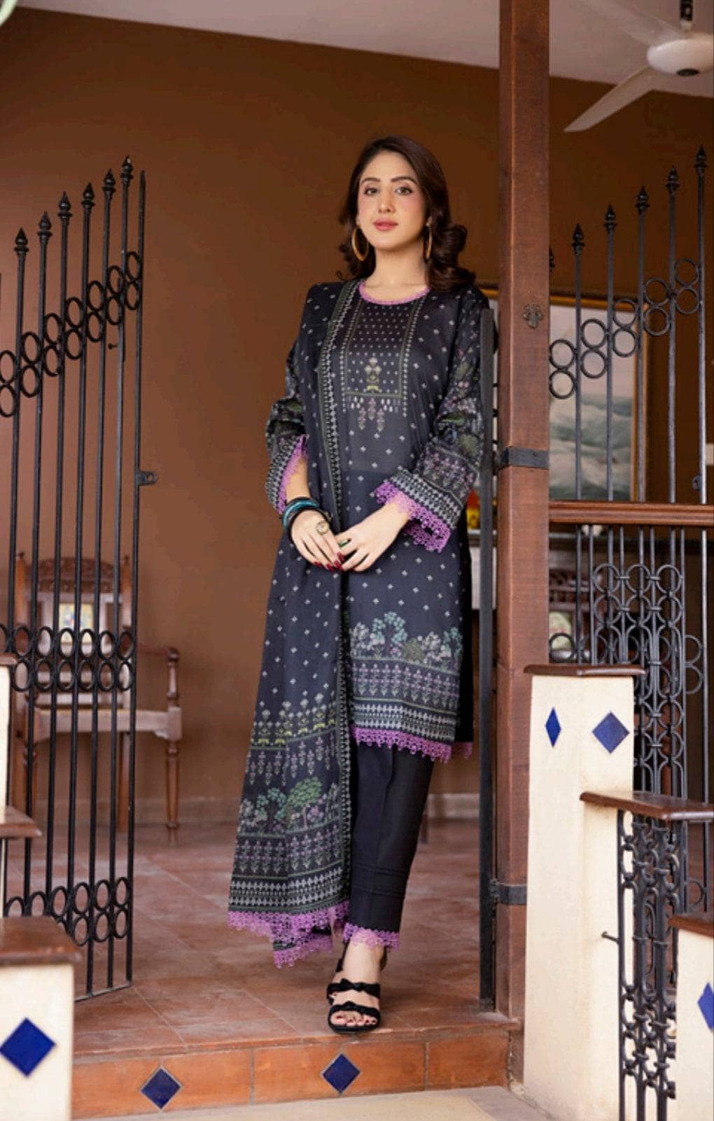 Salina Printed Lawn Lawn Pakistani Suit Salina Printed Lawn By Regalia/Lawn Dupatta