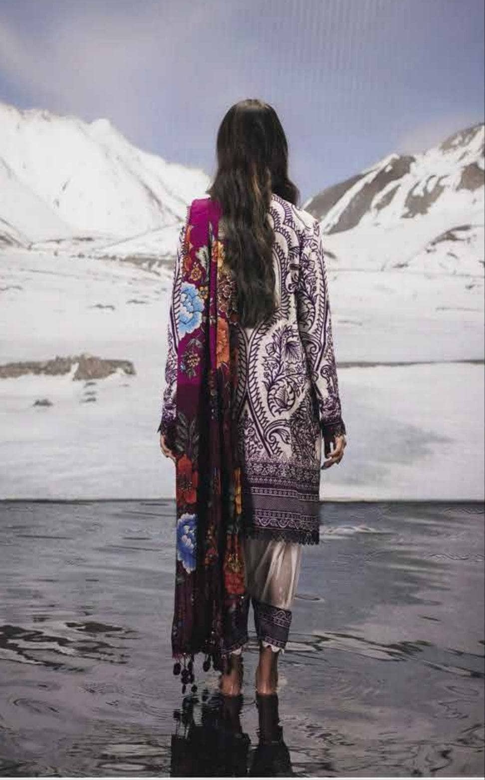 Sana Safinaz Mahay Winter/2 Pc/Shirt Dupatta/4 B