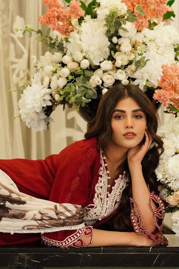 Sana Safinaz Muzlin Spring Summer/3B/Silk Dupatta