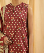 Sapphire Eid/PRINTED EMBROIDERED TEXTURED LAWN SUIT