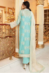 Serene Chimere Chiffon/S-1029 WATERFALL AZURE MIST