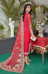 Serene Soiree by Imrozia/S-1034 Crimson Allure