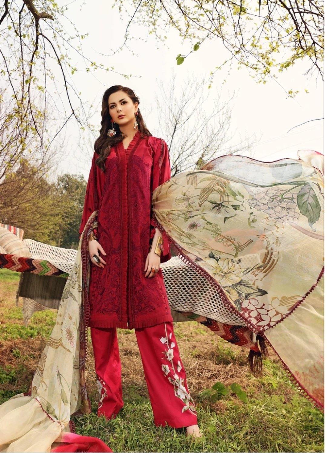 Shiza Hassan Lawn/03-B Relish - AWWALBOUTIQUE