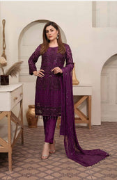 Restocked/Tawakkal Semi Stitched Chiffon