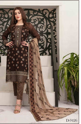 Tawakkal Sumptuous Serenity Semi Stitched Chiffon