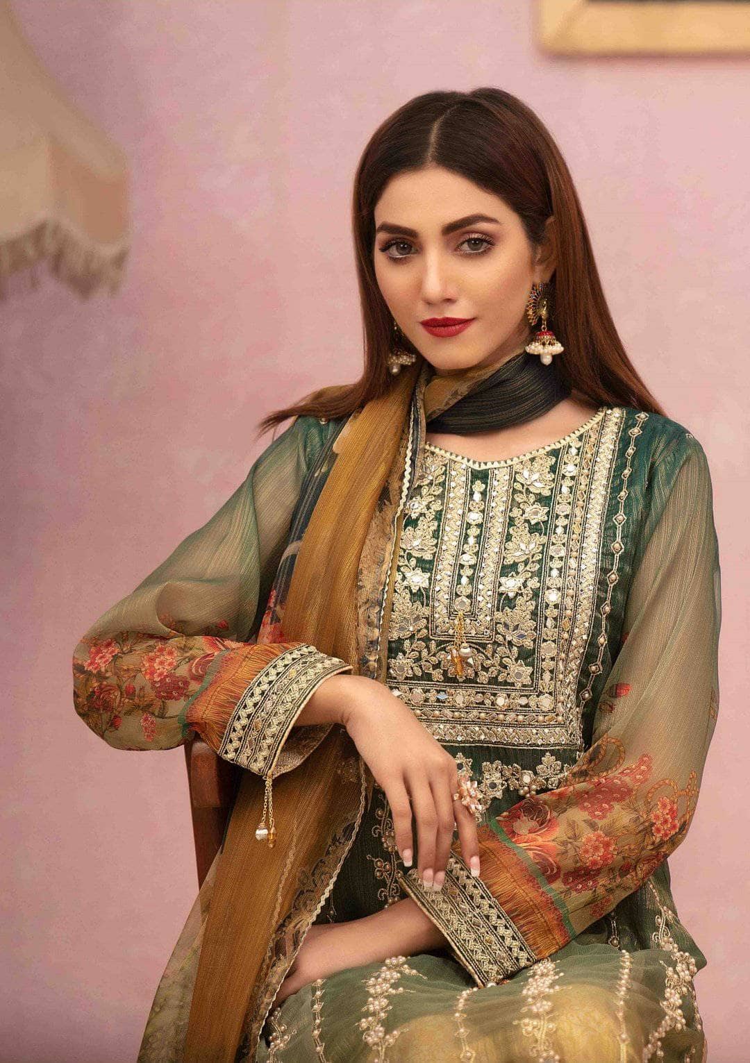 Restocked\Tawakkal Caria Shaded Masuri/Semi Stitched