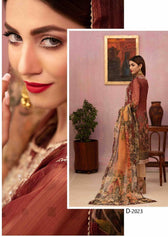 Tawakkal Caria Shaded Masuri/Semi Stitched