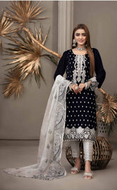 Tawakkal Velvet Collection/Semi Stitched - AWWALBOUTIQUE