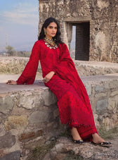 Chikankari Fabric Front (0.75 meter) Chikankari Fabric Sleeves (1 meter) Chikankari Fabric Back (1.25 meter) Khaadi Cotton Dupatta (2.5 meter) Cotton Pants (2.5 meter) Embroidered Neckline on Organza (1 pc) Embroidered Back Motif on Organza (1pc) Embroidered Daman Border on Organza (0.75 meter) 4 dupatta Motifs on Organza