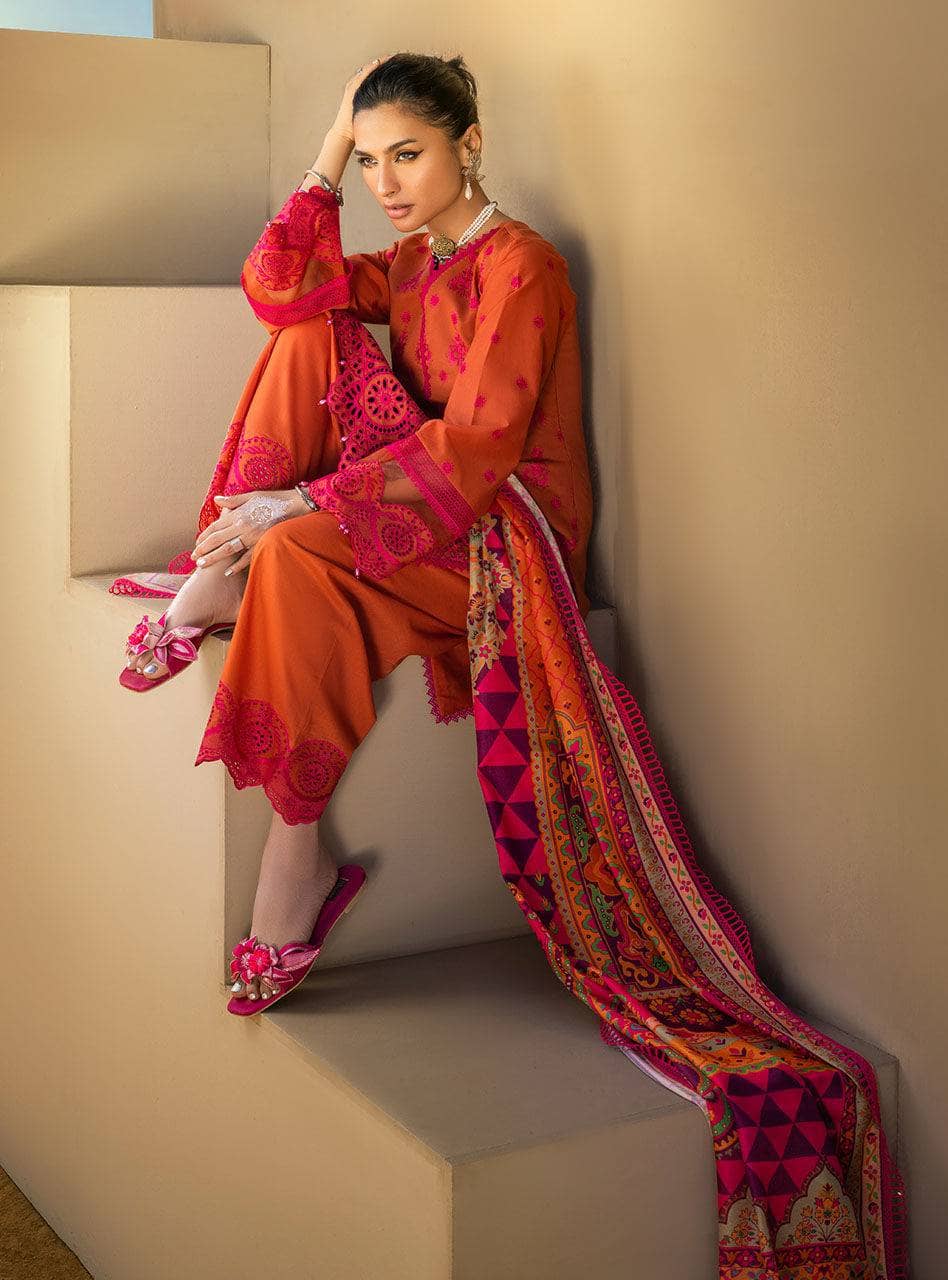 Zainab Chottani Chikankari Lawn/Gunjal 3B