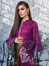 Zainab Chottani Pasión De Viajar Luxury Lawn 2018 – Havana amor - B