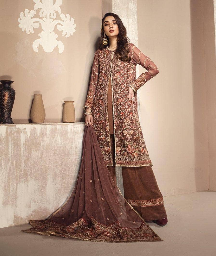 Zarif Mah E Gul Wedding Edition Chiffon/Dastoor/ZW09 - AWWALBOUTIQUE