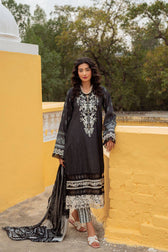Zarqash Tresor  Lawn 23/4A/Silk Dupatta