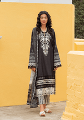 Zarqash Tresor  Lawn 23/4A/Silk Dupatta