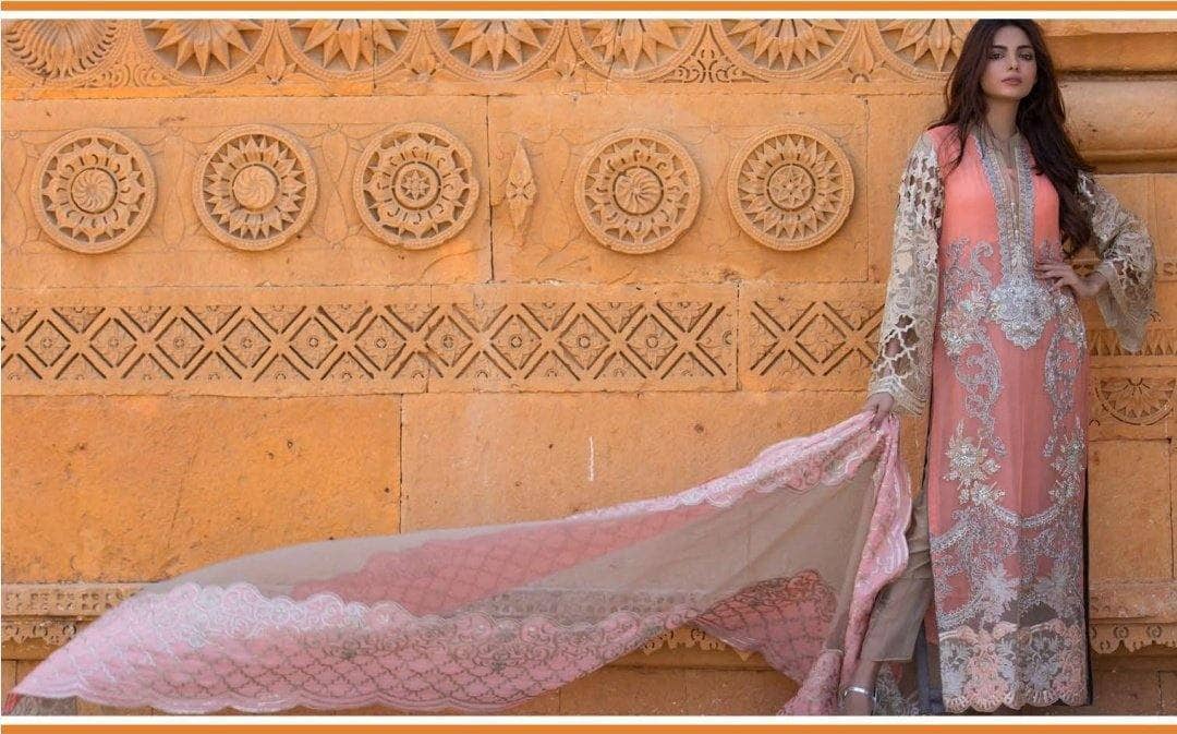 Zunuj Luxury Chiffon/Tangerine - AWWALBOUTIQUE